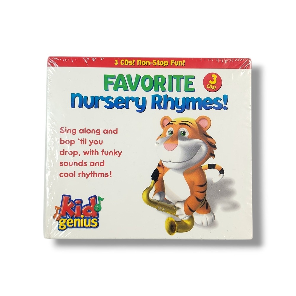 Kid Genius Favorite Nursery Rhymes! 3 CDs! Box Set Factory Sealed NIB